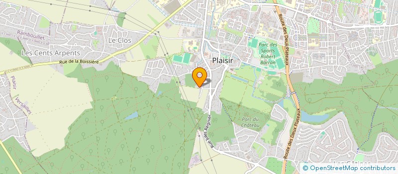 localisation de l'entreprise MAP CISTERCIENS  PLAISIR