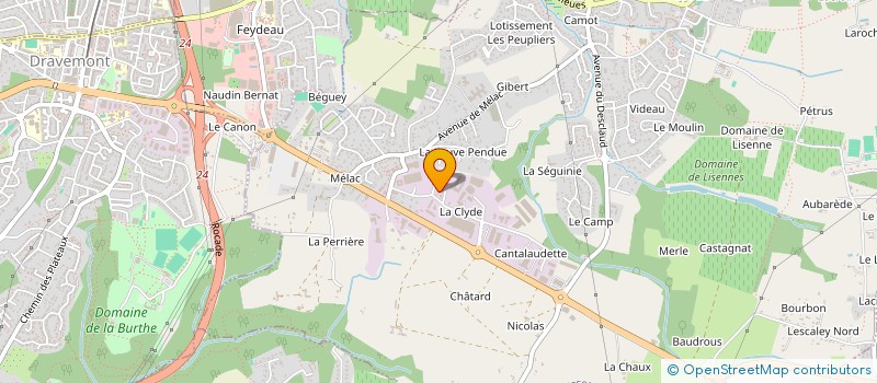 localisation de l'entreprise MAP CLIM à TRESSES