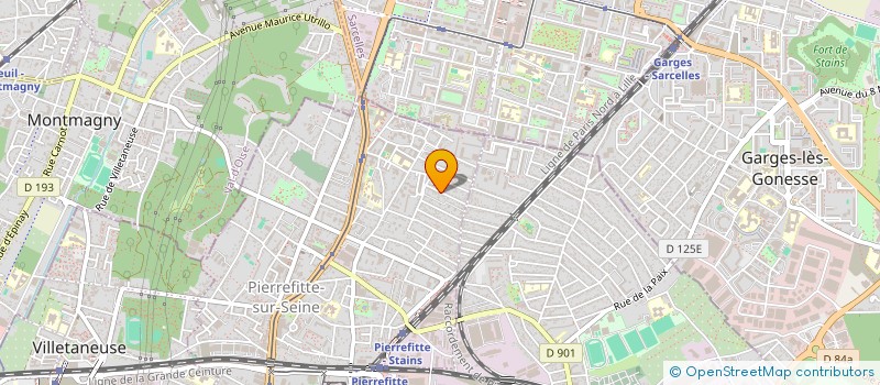 localisation de l'entreprise MAP DECO à PIERREFITTE-SUR-SEINE