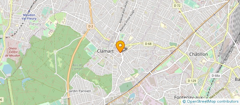 localisation de l'entreprise MAP DESIGN à CLAMART