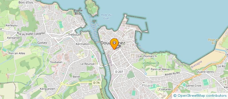 localisation de l'entreprise MAP DISTRIBUTION à DOUARNENEZ