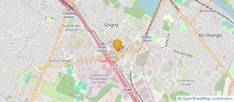 localisation de l'entreprise MAP ELEC à GRIGNY