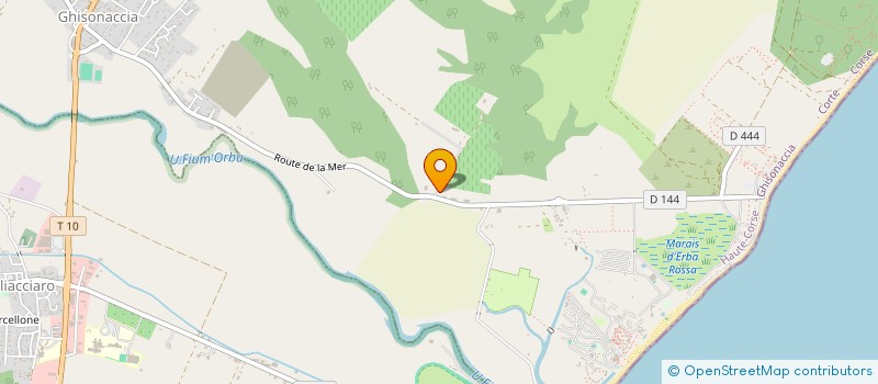localisation de l'entreprise MAP ENERGIA à GHISONACCIA