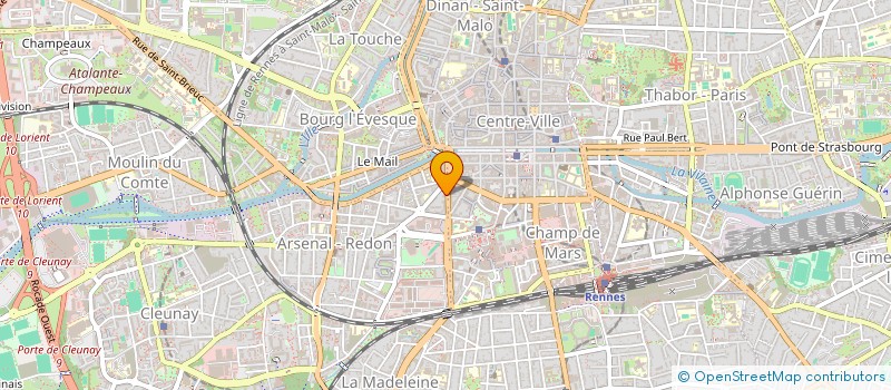 localisation de l'entreprise MAP'IMMO LA BAULE  RENNES
