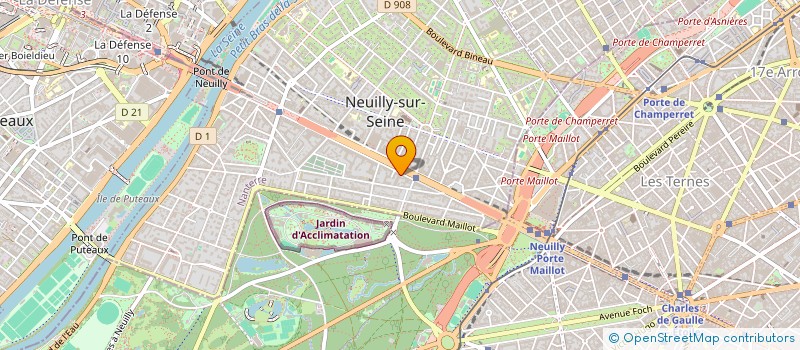 localisation de l'entreprise MAP MEUBLES ARTS ET PRESTIGES à NEUILLY-SUR-SEINE