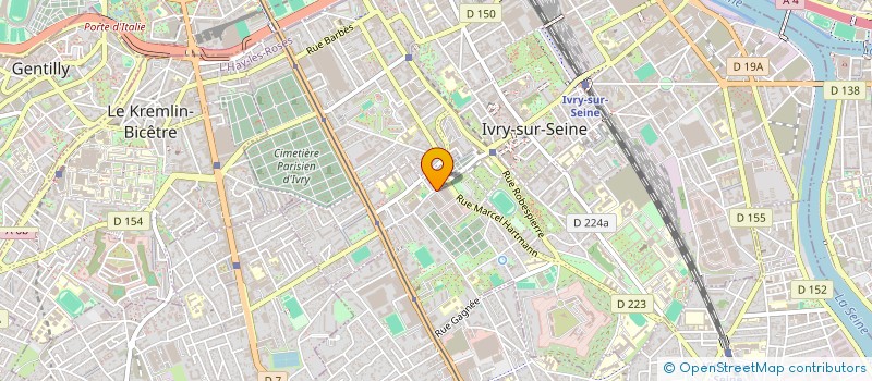 localisation de l'entreprise MAP'MONDE SARL à IVRY-SUR-SEINE