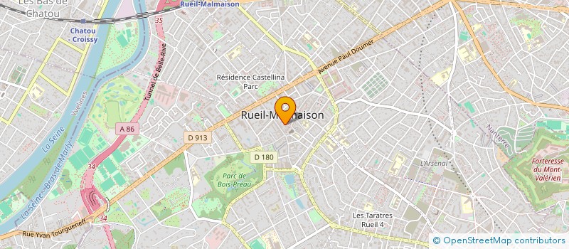 localisation de l'entreprise MAP OPTIQUE à RUEIL-MALMAISON