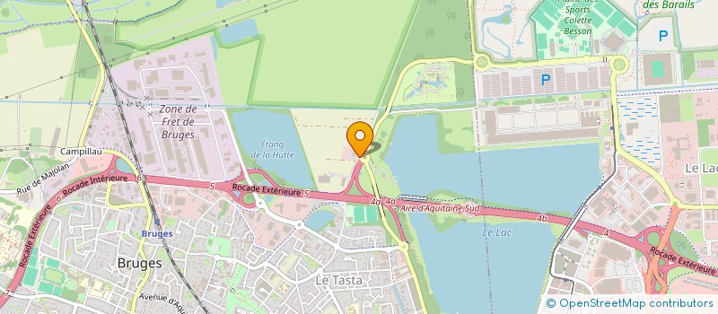 localisation de l'entreprise MAP ROCHE  BRUGES