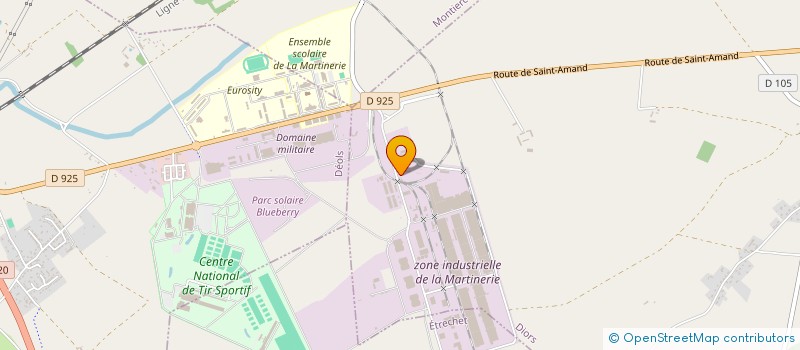 localisation de l'entreprise MAP & SKIN CARTONS PACKAGING à MONTIERCHAUME