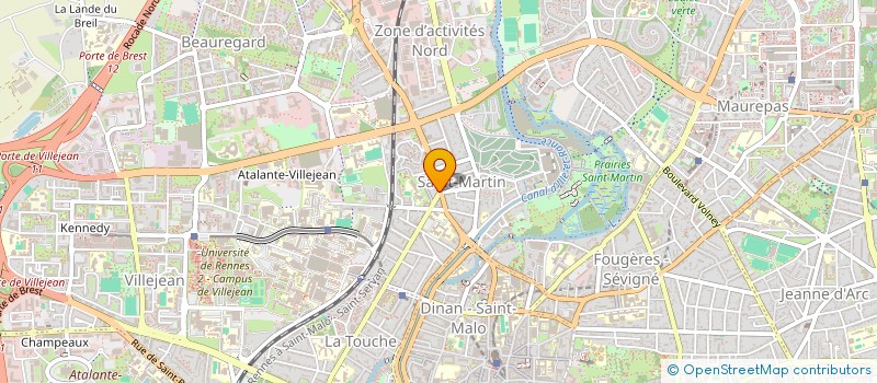 localisation de l'entreprise MAP ST GREGOIRE à RENNES