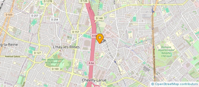 localisation de l'entreprise MAP TELECOM  L'HAY-LES-ROSES