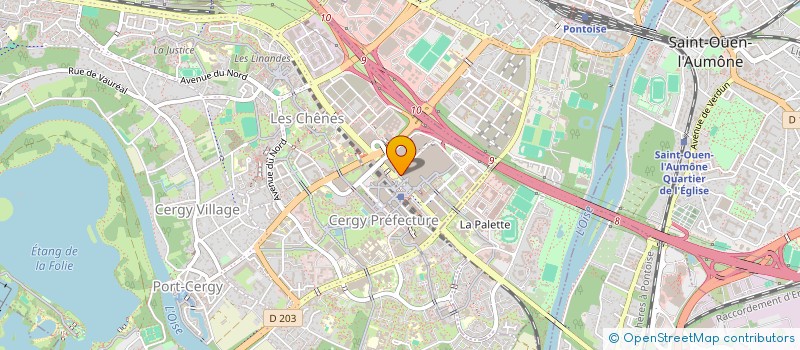 localisation de l'entreprise MAP TOURS à CERGY