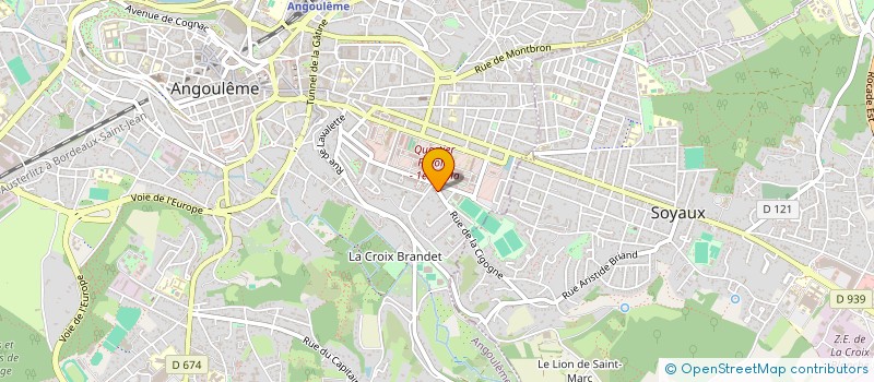 localisation de l'entreprise MAP-VICTORHUGO à ANGOULEME