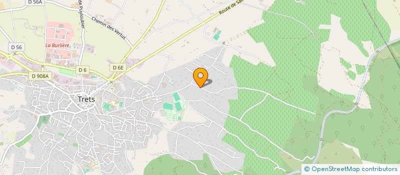 localisation de l'entreprise MAP8  TRETS