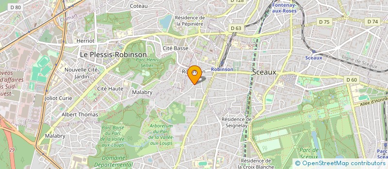 localisation de l'entreprise MAPA 154  CHATENAY-MALABRY