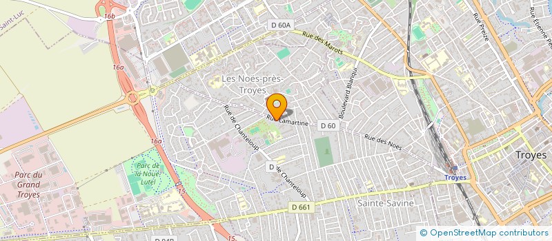 localisation de l'entreprise MAPA  SAINTE-SAVINE