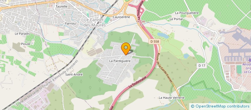 localisation de l'entreprise MAPA  LE CANNET-DES-MAURES