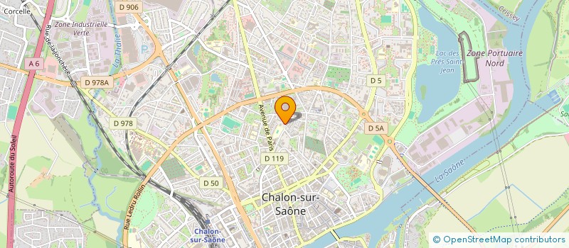 localisation de l'entreprise MAPA à CHALON-SUR-SAONE