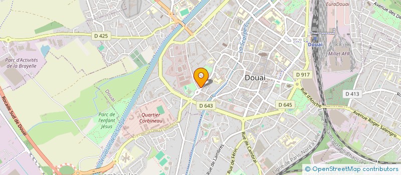 localisation de l'entreprise MAPA à DOUAI