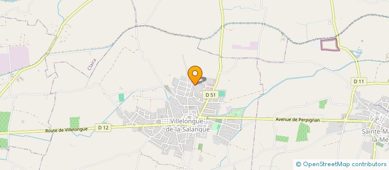 localisation de l'entreprise MAPA  VILLELONGUE-DE-LA-SALANQUE