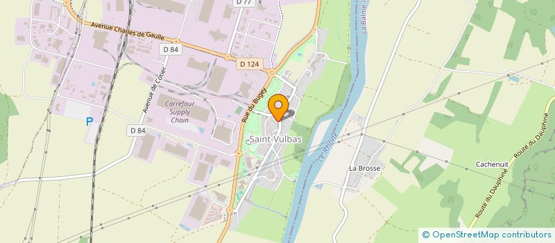 localisation de l'entreprise MAPA CLAIRES FONTAINES ST VULBAS à SAINT-VULBAS