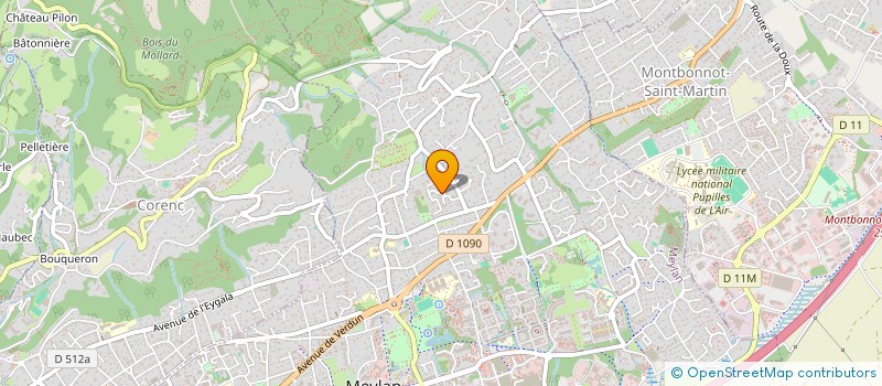 localisation de l'entreprise MAPA. SCP  MEYLAN