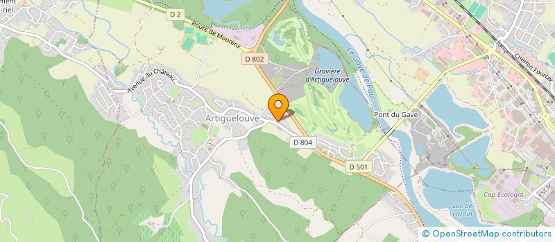 localisation de l'entreprise MAPA64  ARTIGUELOUVE