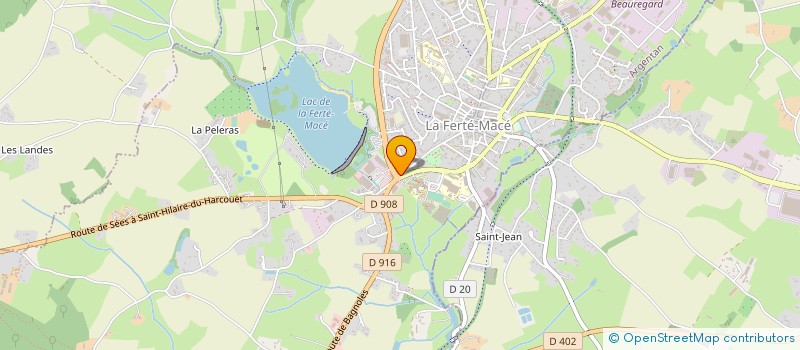 localisation de l'entreprise MAPAC à LA FERTE MACE