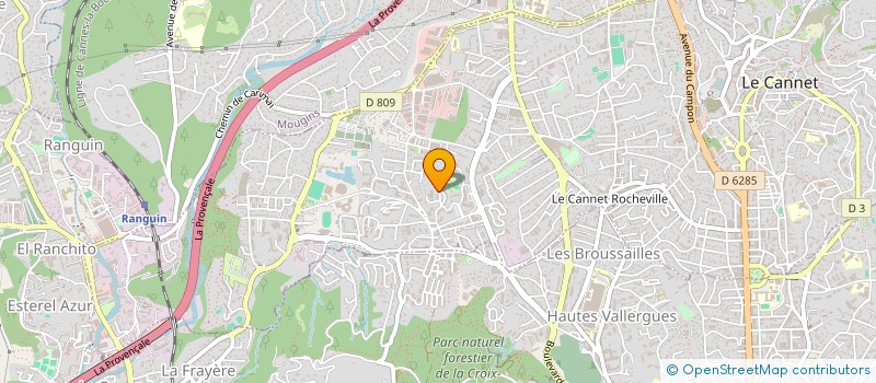 localisation de l'entreprise MAPAD à LE CANNET