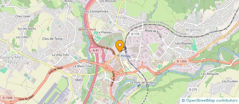 localisation de l'entreprise MAPAD  ARGONAY