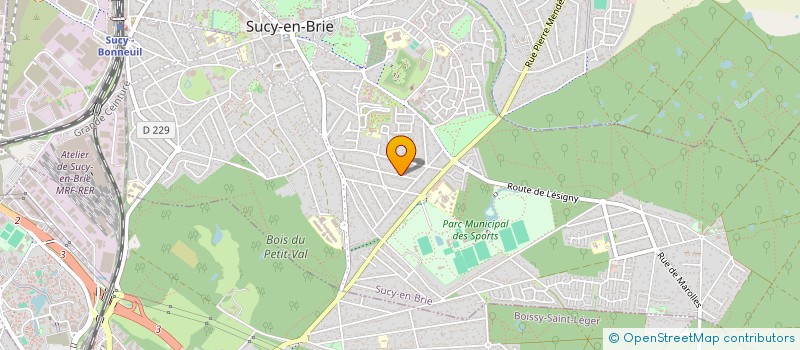 localisation de l'entreprise MAPAIRCLIM à SUCY-EN-BRIE