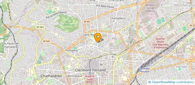 localisation de l'entreprise MAPAJE & CIE  CLERMONT-FERRAND