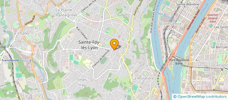 localisation de l'entreprise MAPALOU  SAINTE-FOY-LES-LYON