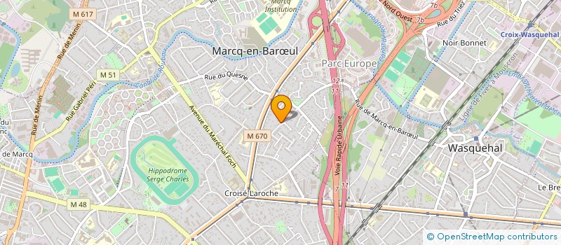 localisation de l'entreprise MAPAM à MARCQ-EN-BARŒUL