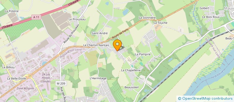 localisation de l'entreprise MAPANOMA  THOUARE-SUR-LOIRE