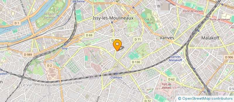 localisation de l'entreprise MAPAR à ISSY-LES-MOULINEAUX