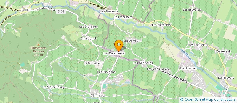 localisation de l'entreprise MAPAROLINE 2  LA CHAPELLE-DE-GUINCHAY