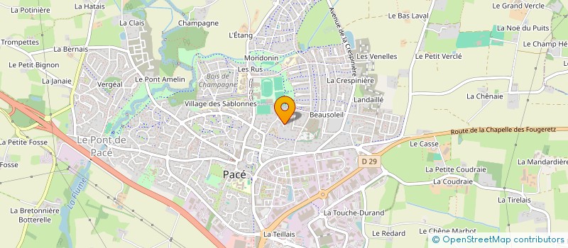 localisation de l'entreprise MAPAROS  PACE