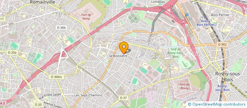 localisation de l'entreprise MAPAS MENUISERIE à MONTREUIL