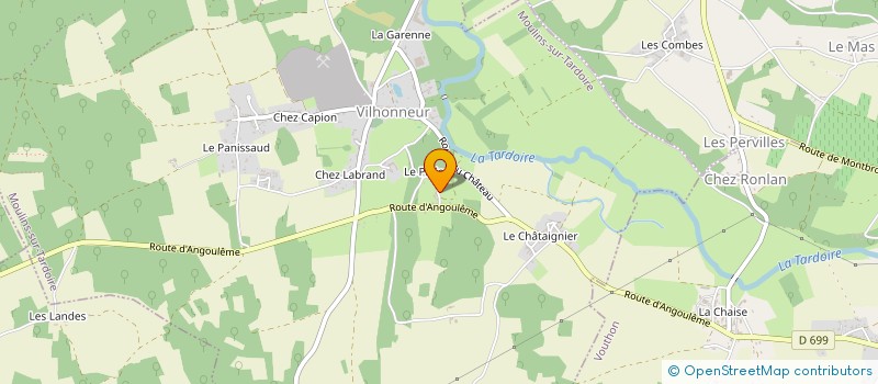 localisation de l'entreprise MAPAS NEGOCE à VOUTHON