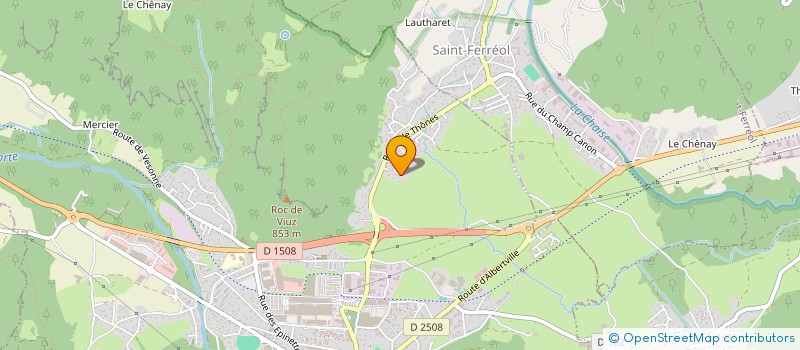 localisation de l'entreprise MAPAT  FAVERGES-SEYTHENEX