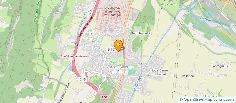 localisation de l'entreprise MAPAT  VARCES-ALLIERES-ET-RISSET