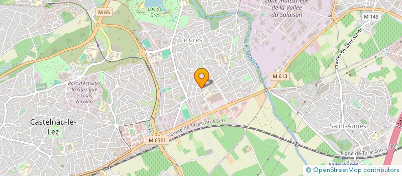 localisation de l'entreprise MAPAU  LE CRES