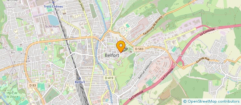 localisation de l'entreprise MAPAUBEN à BELFORT