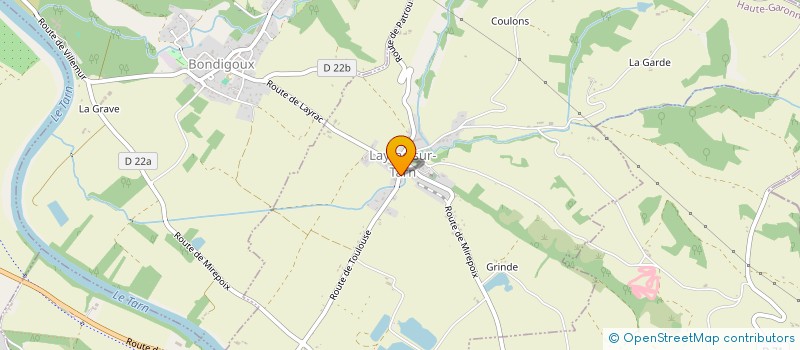 localisation de l'entreprise MAPAUTO SUD  LAYRAC-SUR-TARN