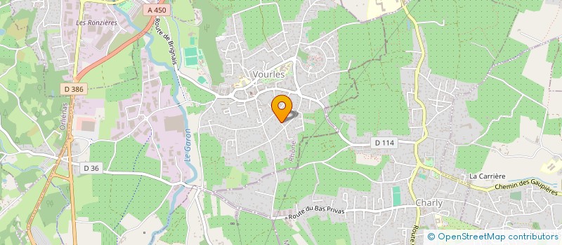 localisation de l'entreprise MAPAYA IMMO  VOURLES