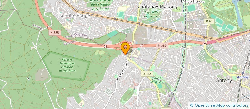 localisation de l'entreprise MAPAYE  VERRIERES-LE-BUISSON