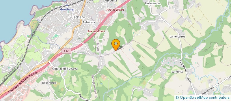 localisation de l'entreprise MAPD à BIDART