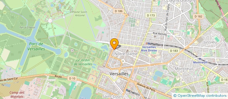 localisation de l'entreprise MAPDECOR à VERSAILLES