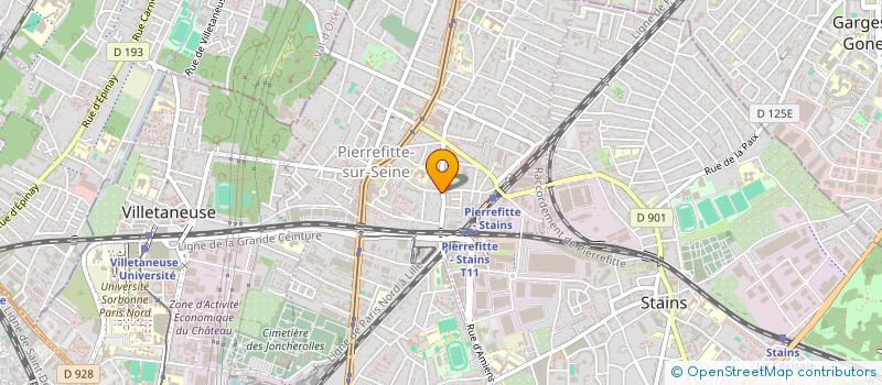 localisation de l'entreprise MAPE à PIERREFITTE-SUR-SEINE